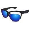 Glintbay 100% Precise-Fit Replacement Sunglass Lenses for Oakley Jupiter Carbon OO9220 - Polarized Ice Blue Mirror view 3