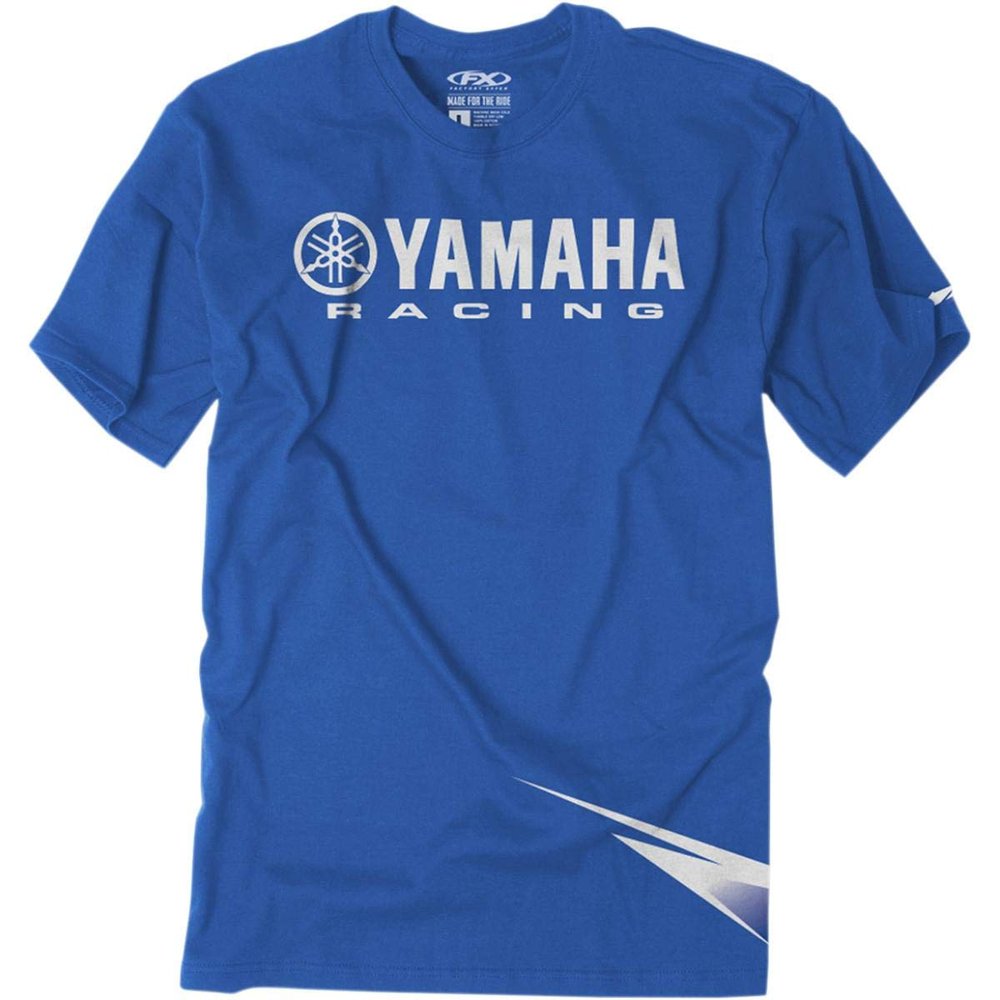 Factory Effex-Apparel Yamaha Strobe Youth T-Shirt Yamaha Large Blue Yamaha