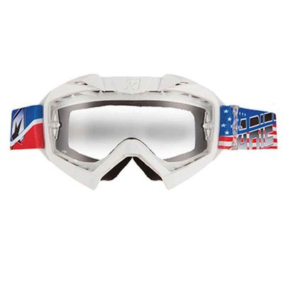 Ariete Adrenaline Senior Collection MX Goggles USA OSFM White USA