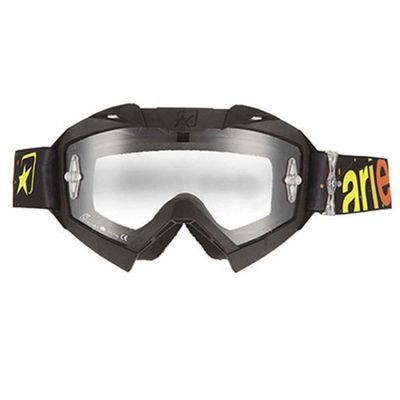 Ariete Adrenaline Senior Collection MX Goggles Yellow/Red OSFM Black Yellow/Red