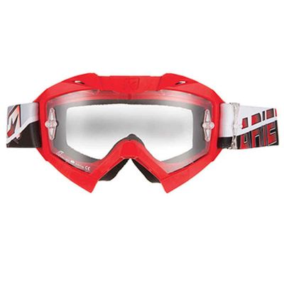 Ariete Adrenaline Senior Collection MX Goggles Red/Black (Red, OSFM)
