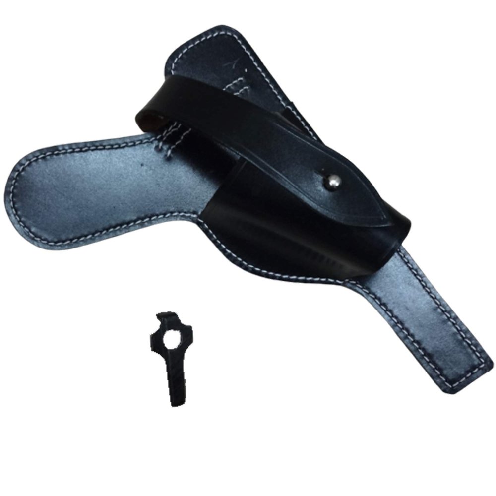 warreplica P08 Luger Paratrooper Leather Holster w/Take Down Tool - Black