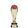 SHOP AWARDS AND GIFTS Customizable 7-1/2 Inch Plastic Sculptured Basketball Trophy on a Black Base, Includes Personalization view 2