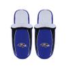 FOCO Baltimore Ravens NFL Mens Sherpa Slide Slippers - S view 4