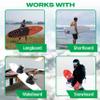 COR Surf Surfboard Wall Rack for Longboards and Shortboards | Beautiful Surf Board Wood Wall Display Mount Works Indoor and Outdoor (Bamboo) view 3