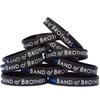 10 Band of Brothers Wristbands with The Thin Blue Line view 1
