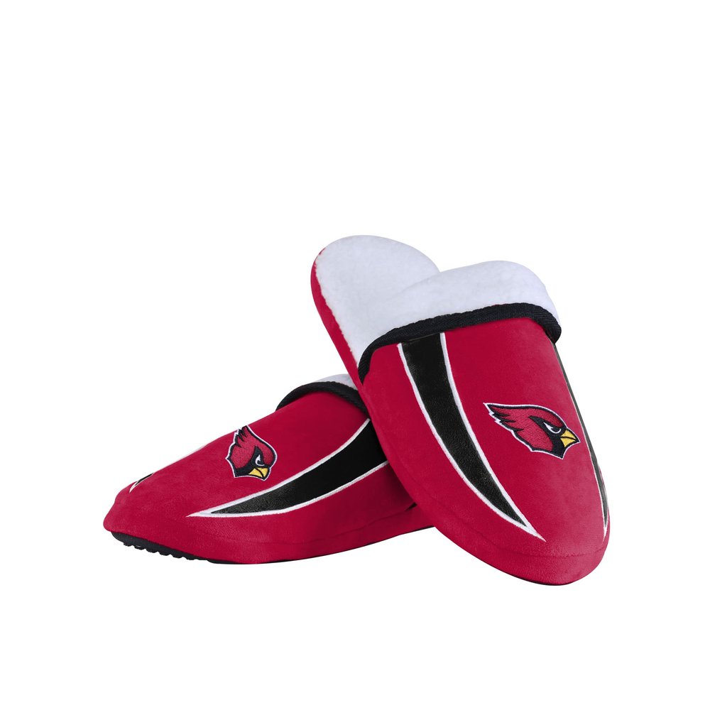 FOCO Arizona Cardinals NFL Mens Sherpa Slide Slippers - XL