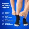 SB SOX 2-Pair Compression Running Socks for Men and Women  Low Cut/Ankle Athletic Socks for All-Day Wear (Small, Nude/White) view 4