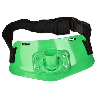 Alomejor Fishing Pole Holder Belt Fishing Fighting Belt Waist Rod Pole Holder Boat Rock Fishing Rod Pole Holder Adjustable Waist Fighting Belt Fish Tackle Accessories(Green)