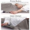 Sleeping Bag Liner Travel and Camping Sheet Lightweight Compact Sleep Bag Sack Picnic (82.7 X 63 Inch, Khaki Grey) view 4