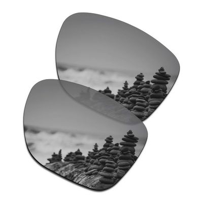 SmartVLT Men's Silver Titanium Replacement Lenses for Oakley Crossrange XL OO9360 Sunglass