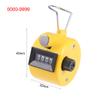 uxcell Hand Tally Counter 4 Digit Tally Counter Mechanical Palm Click Counter Count Clicker Finger Counter Manual Clicker for Event Sport Stadium Yellow view 4