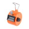 uxcell Hand Tally Counter 4 Digit Tally Counter Mechanical Palm Click Counter Count Clicker Finger Counter Manual Clicker for Event Sport Stadium Orange