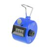 uxcell Hand Tally Counter 4 Digit Tally Counter Mechanical Palm Click Counter Count Clicker Finger Counter Manual Clicker for Event Sport Stadium Blue view 1