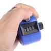 uxcell Hand Tally Counter 4 Digit Tally Counter Mechanical Palm Click Counter Count Clicker Finger Counter Manual Clicker for Event Sport Stadium Blue view 2
