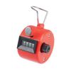 uxcell Hand Tally Counter 4 Digit Tally Counter Mechanical Palm Click Counter Count Clicker Finger Counter Manual Clicker for Event Sport Stadium Red view 1