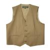 Spring Notion Big Boys' Four Buttons Suit Vest Waistcoat 10 Khaki view 1
