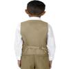 Spring Notion Big Boys' Four Buttons Suit Vest Waistcoat 10 Khaki view 3