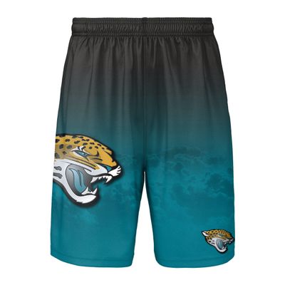 FOCO Men's Football Gradient Big Logo Training Shorts, Team Color, Small