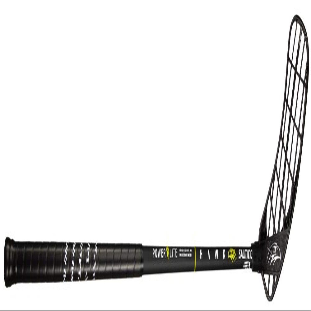 2019 Salming Hawk Powerlite Oval Kickzone Floorball Stick, 103 cm, Right