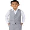 Spring Notion Big Boys' Four Buttons Suit Vest Waistcoat 08 Light Grey view 2