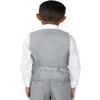 Spring Notion Big Boys' Four Buttons Suit Vest Waistcoat 08 Light Grey view 3