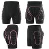 OHMOTOR 3D Padded Protective Shorts Hip Butt EVA Pad Short Pants Heavy Duty Protective Gear Guard Drop Resistance for Ski Skiing Skating Snowboard Cycling (Pink - for Female, XXL) view 3