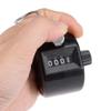 uxcell Hand Tally Counter 4 Digit Tally Counter Mechanical Palm Click Counter Count Clicker Finger Counter Manual Clicker for Event Sport Stadium Black view 2