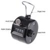 uxcell Hand Tally Counter 4 Digit Tally Counter Mechanical Palm Click Counter Count Clicker Finger Counter Manual Clicker for Event Sport Stadium Black view 3