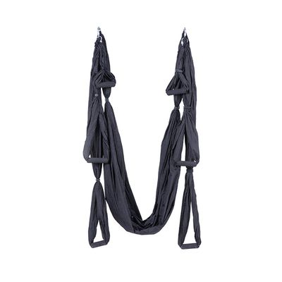 MIFXIN Aerial Yoga Swing Ultra Strong Antigravity Yoga Hammock Sling Inversion Tool for Air Yoga Inversion Exercise (Black)