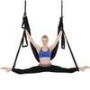 MIFXIN Aerial Yoga Swing Ultra Strong Antigravity Yoga Hammock Sling Inversion Tool for Air Yoga Inversion Exercise (Black) view 3