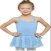 MdnMd Leotard for Girls Kids Dance Ballet Outfit Costume Gymnastic Ballerina Dress Tutu (Blue, Age 6-8) view 1
