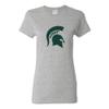 UGP Campus Apparel LS02 - Michigan State Spartans Primary Logo Womens T-Shirt - Small - Sport Grey view 1