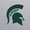 UGP Campus Apparel LS02 - Michigan State Spartans Primary Logo Womens T-Shirt - Small - Sport Grey view 3