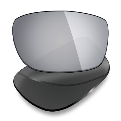 Mryok Polarized Replacement Lenses for Oakley Dispute OO9233 - Silver Titanium