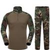 Outdoor Hunting Clothes Airsoft Shooting Shirt Pants Set Battle Dress Uniform BDU Set Tactical Combat Camouflage Clothing - WL - S view 1
