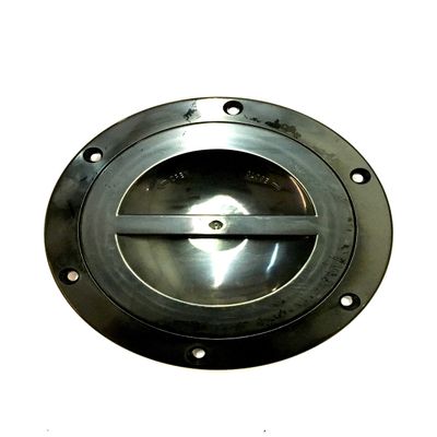 Automotive Authority 5" Round Access Hatch Cover Deck Plate for RV Marine Boat (Black)