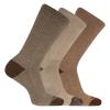 Merrell Unisex Adult Mens And Women's Wool Everyday Hiking - 3 Pair Pack Cushioned Casual Sock, Crew - Olive Assorted, Large-X-Large US view 3