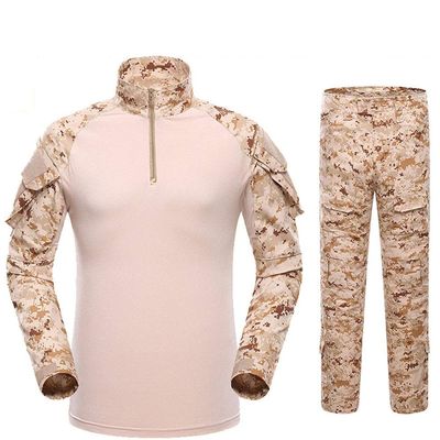 Outdoor Hunting Clothes Airsoft Shooting Shirt Pants Set Battle Dress Uniform BDU Set Tactical Combat Camouflage Clothing - DD - XL