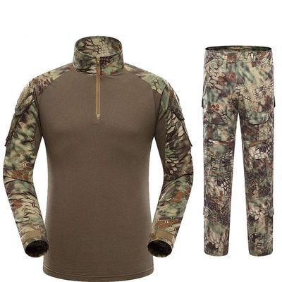 Outdoor Hunting Clothes Airsoft Shooting Shirt Pants Set Battle Dress Uniform BDU Set Tactical Combat Camouflage Clothing - Mandrake - M