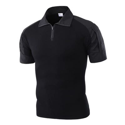 Sunnystacticalgear Outdoor Sports Combat BDU Clothing Tactical Camouflage Shirt - Black - L
