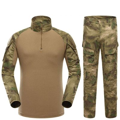 Outdoor Hunting Clothes Airsoft Shooting Shirt Pants Set Battle Dress Uniform BDU Set Tactical Combat Camouflage Clothing - A-Tacs FG - M