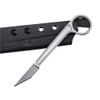 MASALONG Full Tang Fixed Blade Paper Cutter Tactical Hole Knife M127 (Silver) view 1