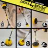 Drillbrush Ultimate Yellow Cleaning Tools - Drill Brush Attachment for Bathroom, Shower, Tub, Tile, Grout, Toilet, and Sink - Bathroom Scrubber Cordless Drill Attachment - Shower Detailing Brush Set view 2