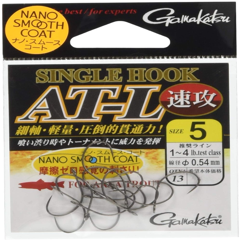 Gamakatsu Rose T1 Single Hook at-L Fast #5.