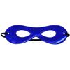 SeasonsTrading Adult Shiny Blue Superhero Mask - Costume Party Eye Mask view 1