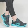 Alicegana Women's Breathable Mesh Tennis Athletic Lace up Fashion Walking Comfort Lightweight Running Sneakers Sports Shoes, Green view 4