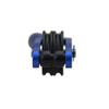 MILAEM Archery Aluminum Alloy Cable Slide Pulley Compound Bow Bowstring Splitter Roller Glide Bowstring Separator Hunting (Blue) view 4