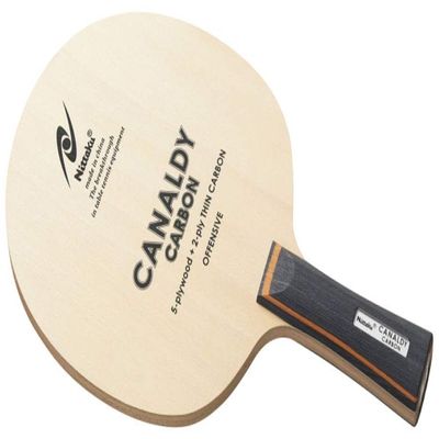 Nittaku NC-0445 Table Tennis Racket, Canal Di Carbon, Shake Hand, for Attack, Special Material, Flare