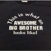 Funny New Big Brother Boys Kids Youth Toddler Shirt Sibling Tshirt Clothes Clothing White view 1